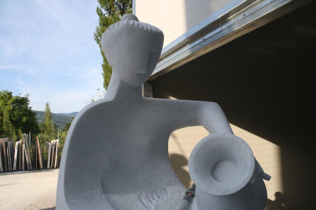 Statua in Statuario -La Temperanza di Gianfranco Giorni