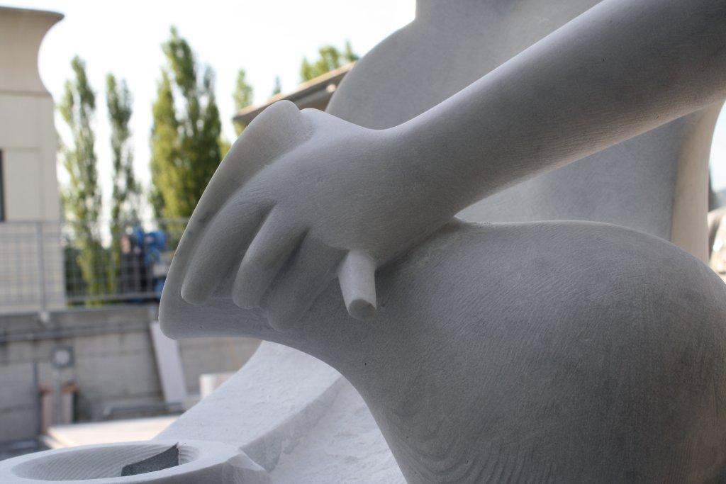 Statua in Statuario -La Temperanza di Gianfranco Giorni